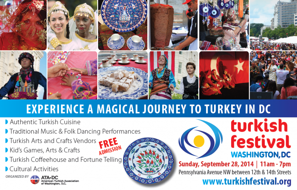 The 12th Annual Turkish Festival on Sunday, September 28, 2014. 